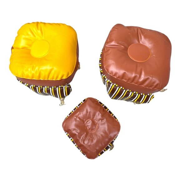 1977 Mattel SuperStar Barbie 3 Piece Puff and Play Living Room Furniture MCM SEE - Picture 4 of 7